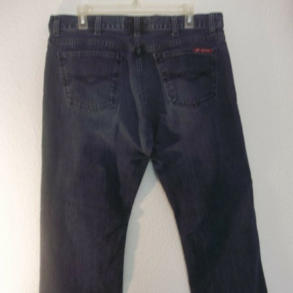 Blend Of America Boot Cut Cotton Jeans Size 36 x 29 - Picture 3 of 4